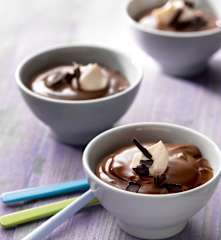 Custard cokelat