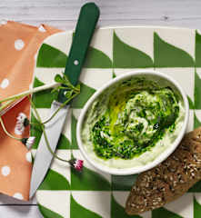 Bärlauch-Leinölaufstrich