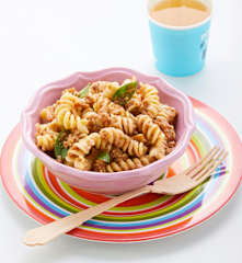 Pasta a la boloñesa de hongos