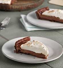 Pie de chocolate y merengue