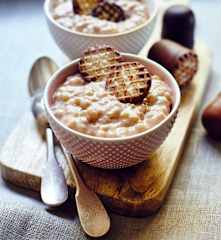 Schaumkuss-Milchreis mit Whiskey-Sahne-Likör