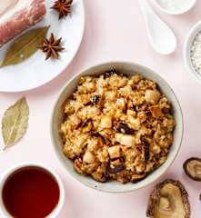 酱油五花肉糯米饭