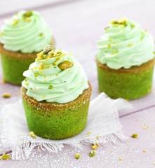 Cupcakes aux pistaches