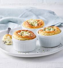 Twice Baked Cheese Soufflés