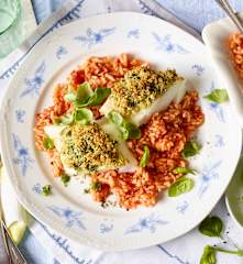 Schlemmerfilet mit Tomatenreis