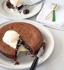 Molten chocolate cake