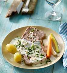 Meerrettichfleisch mit Sylter Kartoffeln