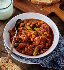 Orientalischer Lammeintopf mit Trockenobst