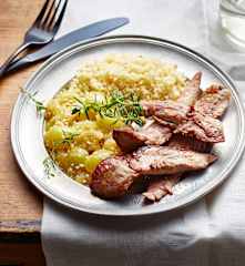 Aiguillettes de canard aux raisins et sésame