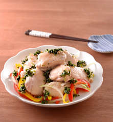 塔香薄荷蒸雞塊