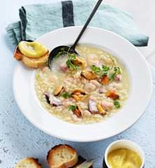 Soupe de fruits de mer provençale