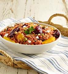Orange Balsamic Beet and Quinoa Salad