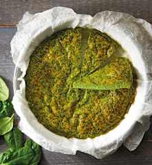 Frittata di spinaci al forno