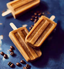 Eiskaffee-Ice-Pops