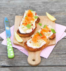 Tartines scandinaves