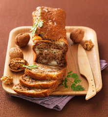 Cake chèvre et noix