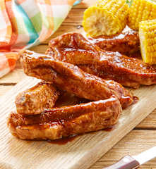 Baby Back Ribs with Chipotle BBQ Sauce