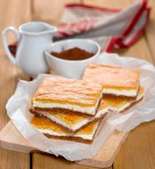 Tříbarevný koláč