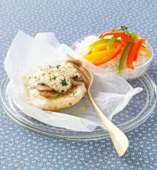 Papillotes de poisson au mascarpone