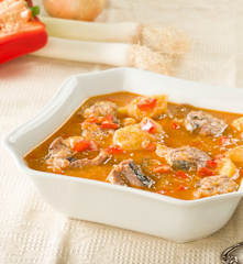 Sorropotún cántabro con chicharro