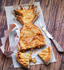 Galette des rois ananas-caramel au beurre salé