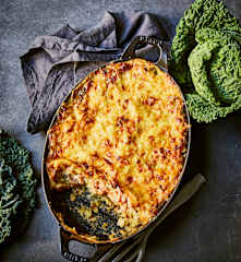 Wirsing-Lachs-Lasagne