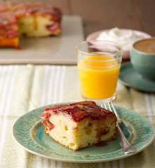 Strawberry Olive Oil Cake