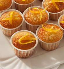 Minicakes de lima y limón
