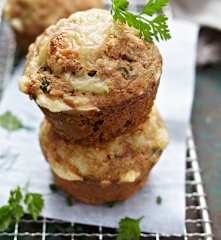 Knoblauch-Kräuter-Muffins