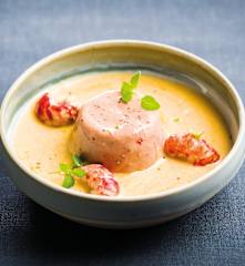 OCTOBRE Gâteau de foie blond de Bresse et écrevisse - Eric Robert