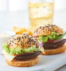 Hamburguesa de portobello