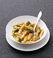 Brokkoli-Schinken-Nudeln