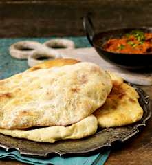 Naan Bread with Onion and Cumin