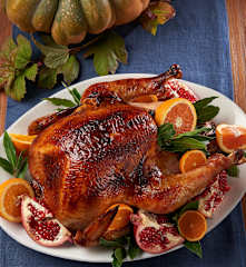 Bourbon Butter Basted Roast Turkey