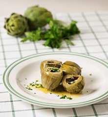 Alcachofas a la romana