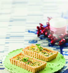 Miniquiches de alho-francês