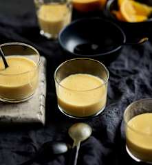 Orange liqueur zabaglione