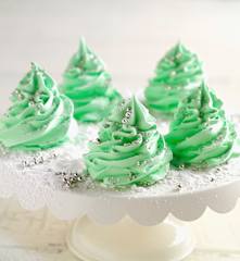 Meringue Christmas Trees