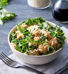 Ensalada de arroz salvaje