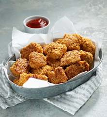 Nuggets de pollo al horno