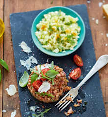 Tartare de veau à l'italienne, salade de fenouil