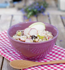 Salada de maçã com nozes