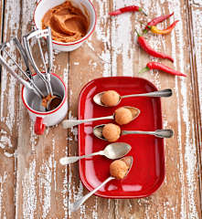 Sorvete de tomate com vinho do Porto