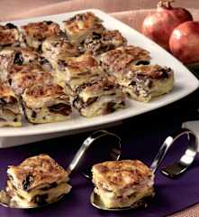 Lasagne radicchio, provola e caciotta