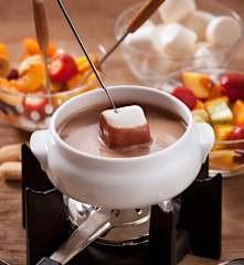 Fondue de chocolate