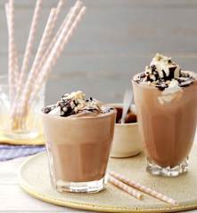 Čokoládovo-oříškový milkshake