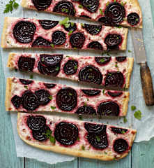 Pizza à la betterave