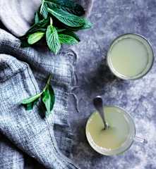 Lemongrass, mint and ginger tea