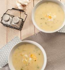 Sopa de patata y cilantro (Pisca andina)