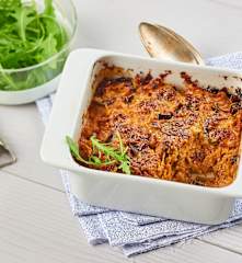 Gratin d'aubergine au thon